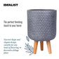 IDEALIST Lite Honeycomb Style Cylinder Planter on Legs