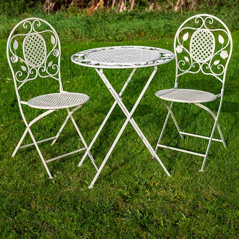 Chloe Bistro Set 3pc Cream - citiplants.com