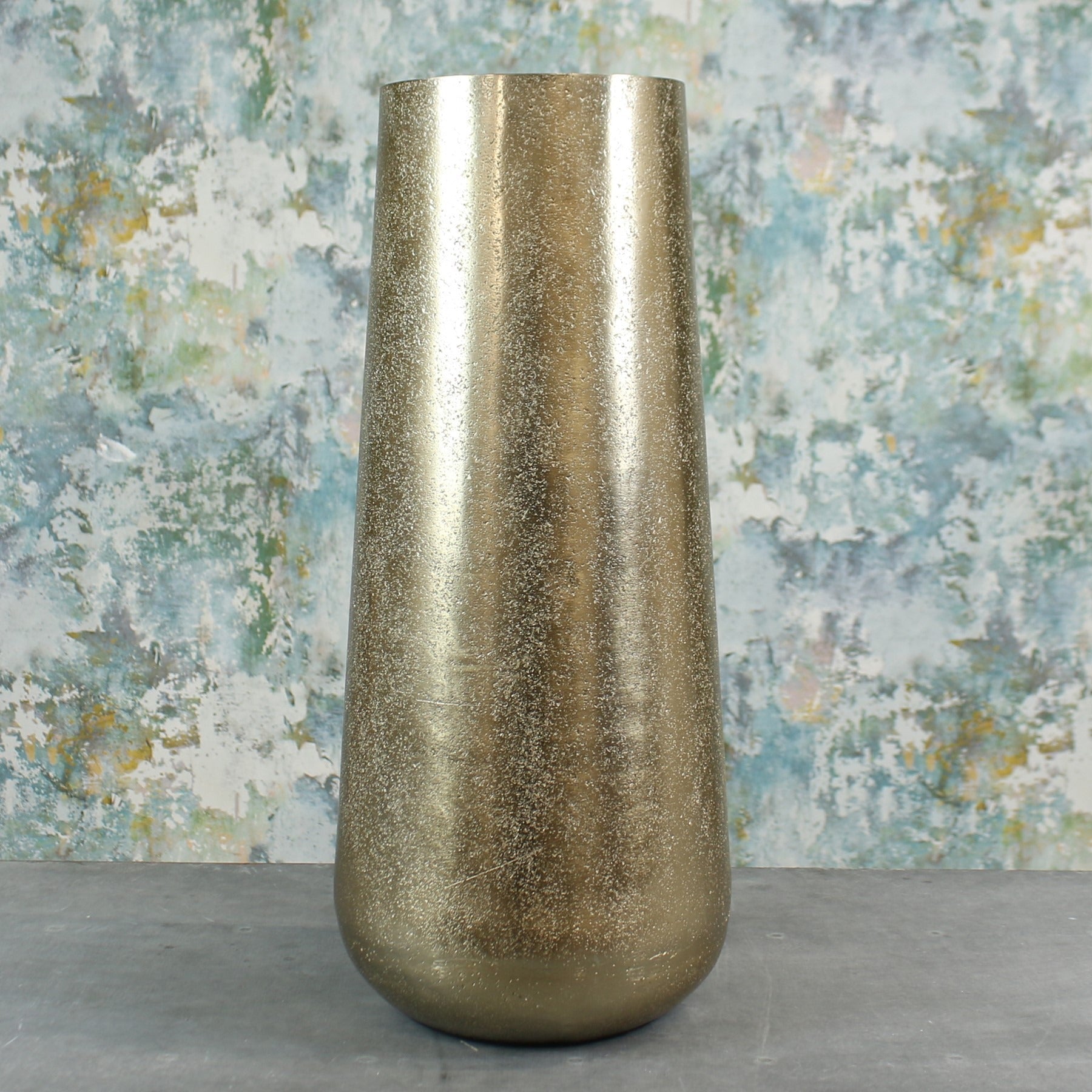 Gold Mayfair Foyer Vase (Large) - citiplants.com