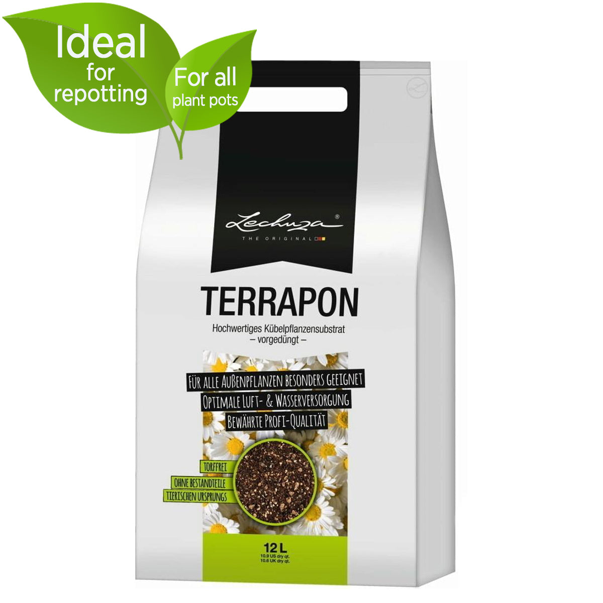 LECHUZA TERRAPON Peat-Free Soil for Outdoor Plants Perlite Potting Compost - citiplants.com