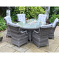 Sebastian's 6-Seater Oval Firepit Dining - citiplants.com