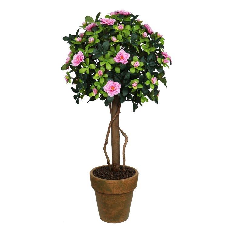 Artificial Azalea Topiary - citiplants.com