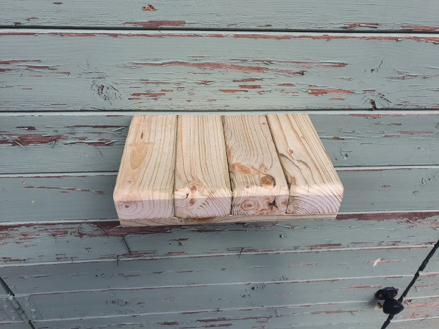 Chunky Wooden Outdoor & Indoor Shelf - citiplants.com