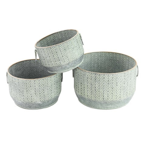 Chevron Planter (Set of 3) - citiplants.com