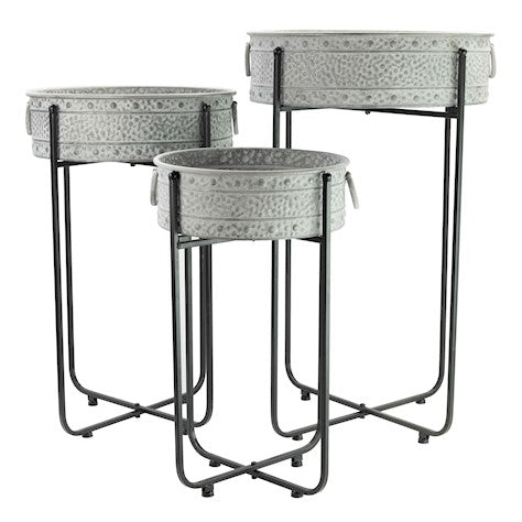 Low Planter with Stand (Set of 3) - citiplants.com