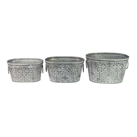 Oval Planter with Handles Set - citiplants.com