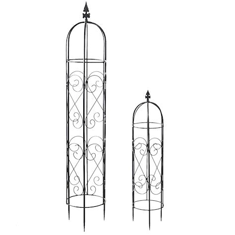 Elegant Garden Obelisk Support Pair - citiplants.com
