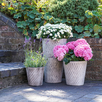 Outdoor Chatsworth Zinc Vase - citiplants.com