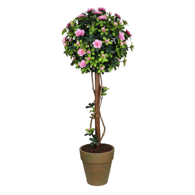 Artificial Azalea Topiary - citiplants.com