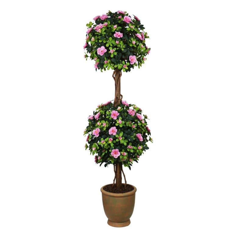 Artificial Azalea Topiary - citiplants.com