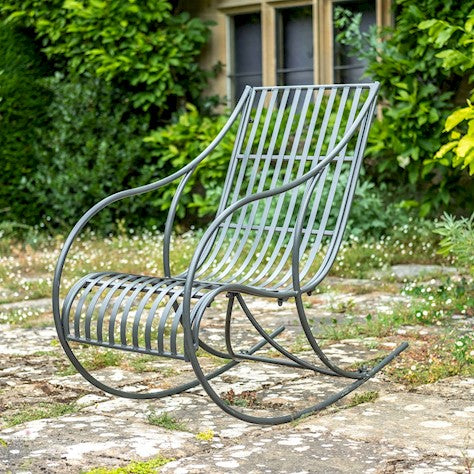 Amalfi Rocking Chair in Umbra Grey - citiplants.com