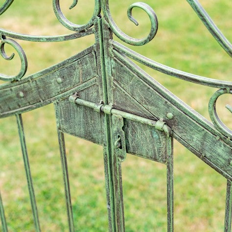 Vintage Garden Arch with Gates - citiplants.com