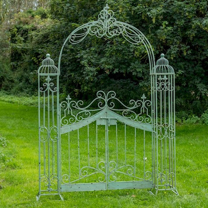 Antique Green Vintage Garden Gates - citiplants.com