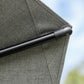 Eclipse 3.5m Square with cover bag -Premium Heavy-Duty Cantilever Parasol - citiplants.com