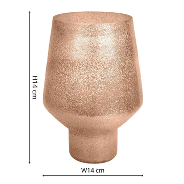 Opulent Tall Curved Metallic Vase - citiplants.com