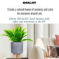 IDEALIST Lite Honeycomb Style Cylinder Planter on Legs