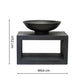 Firebowl & Rectangle Console - citiplants.com