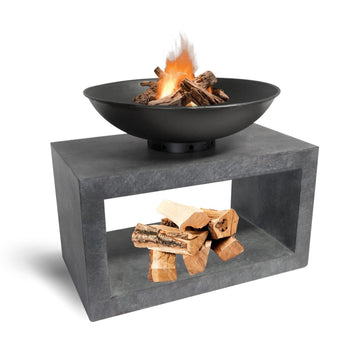 Firebowl & Rectangle Console - citiplants.com