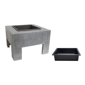 Square Firebowl & Square Console - citiplants.com