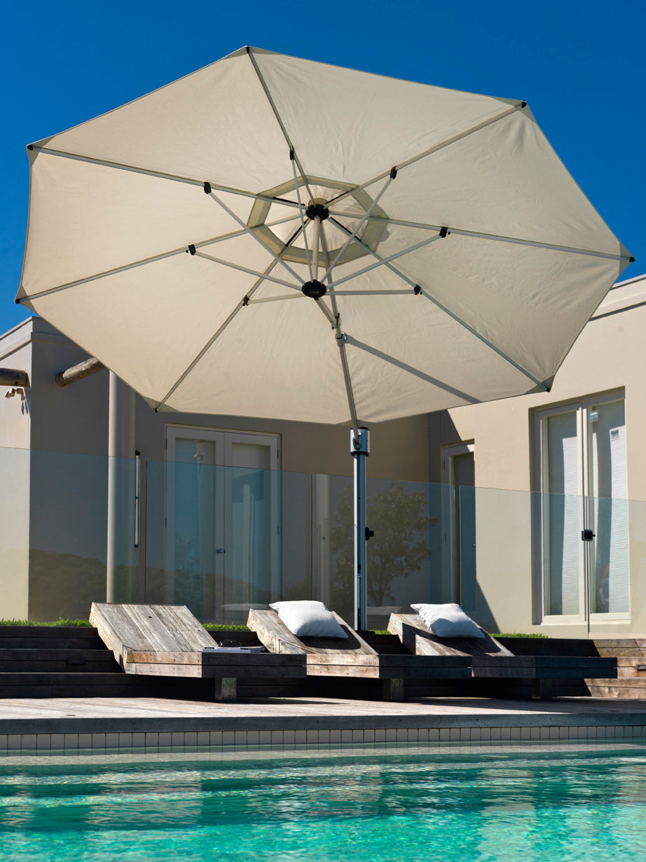 Eclipse 4m x 3m Rectangular with cover bag -Premium Heavy-Duty Cantilever Parasol - citiplants.com