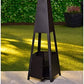 Arizona Pyramid Chiminea 100cm - citiplants.com