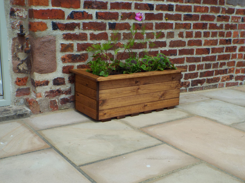 Large Wooden Trough - citiplants.com