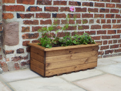 Large Wooden Trough - citiplants.com