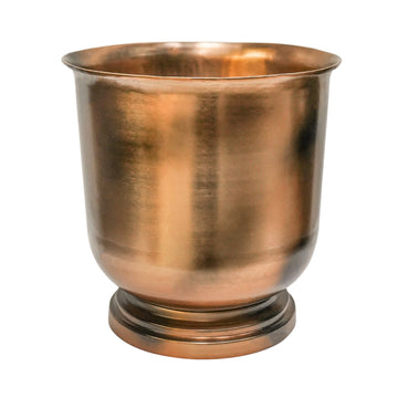 Outdoor Hampton Copper Metal Urn - citiplants.com