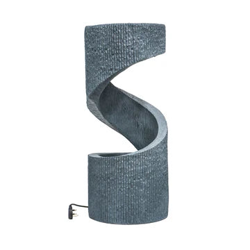 Outdoor Spiral Water Feature - citiplants.com