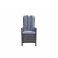 Emily Reclining Dining Chair in 8mm Flat Grey Weave - citiplants.com