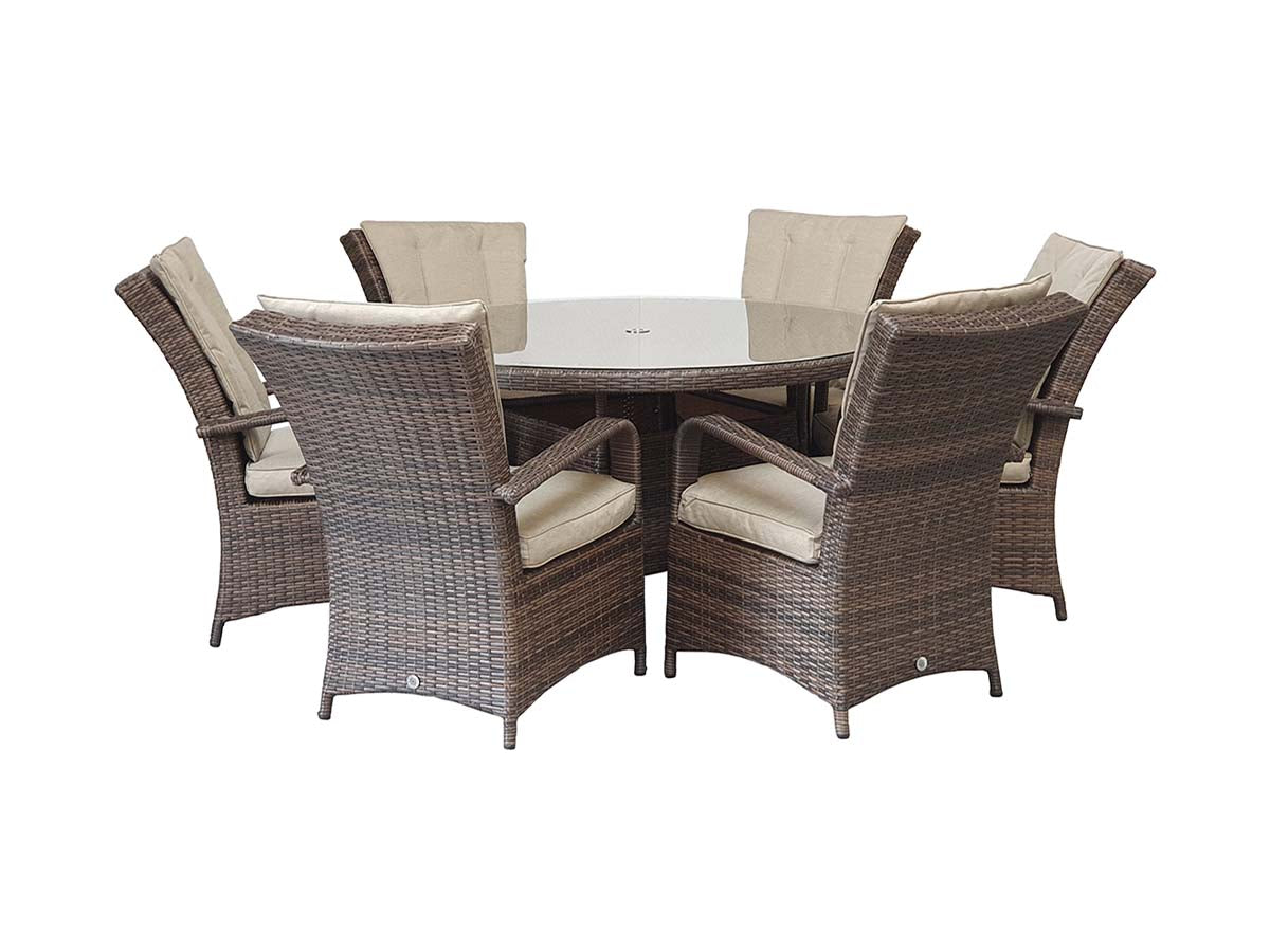 Gemma Compact Sofa Set with Ottomans and Lift-Up Coffee Table in Mixed Brown - citiplants.com