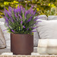 IDEALIST Lite Hammered Stone Cylinder Outdoor Planter