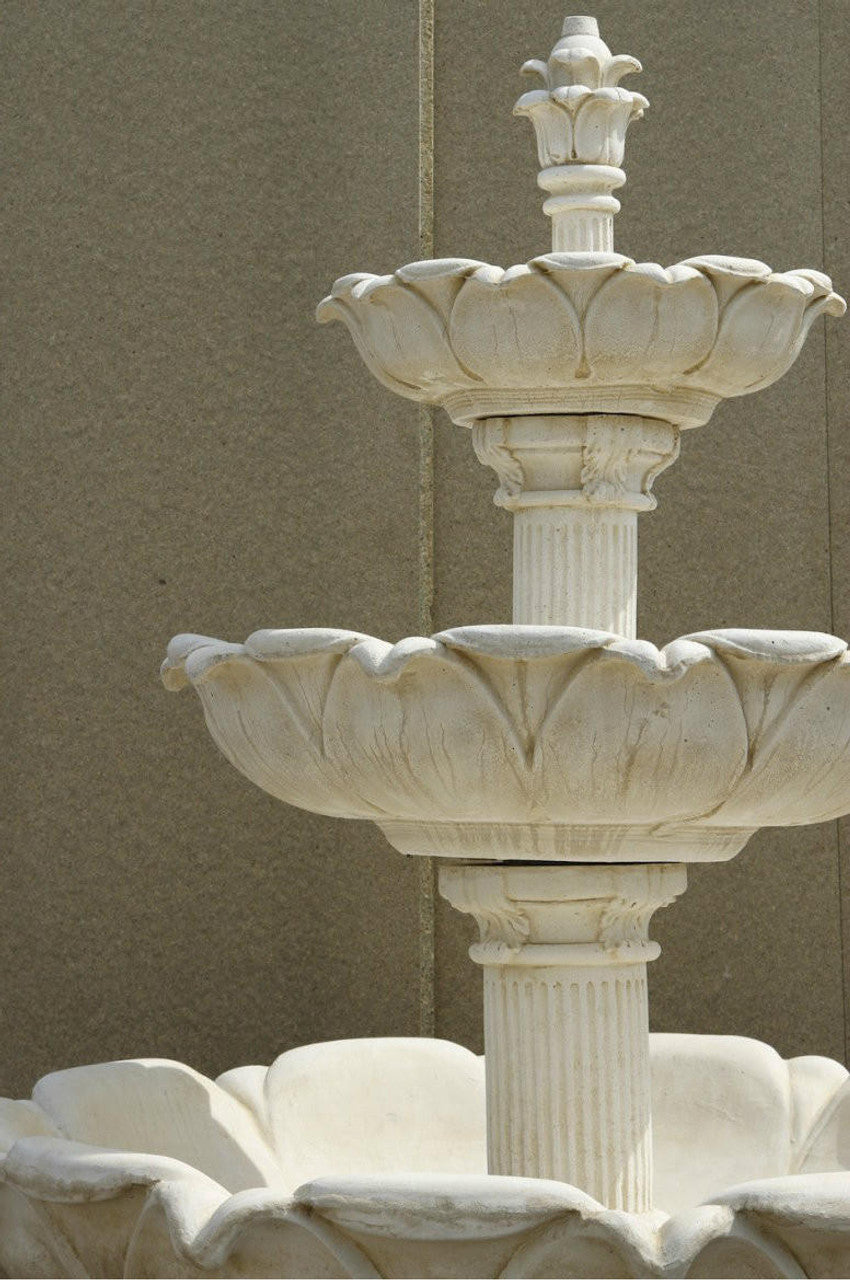 Large 3 Tier Tulip Design Fountain - citiplants.com