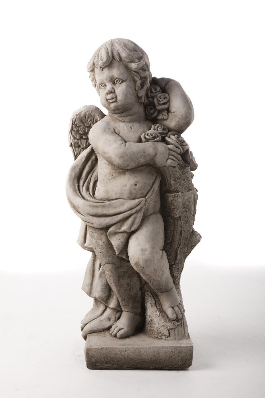 Large Cherubs Statue 'Four Seasons' with Square Plinths - citiplants.com