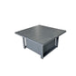 Madrid Grey Lift Table with Textilene Side - citiplants.com