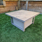 Madrid Nature Lift Table with Textilene Side - citiplants.com