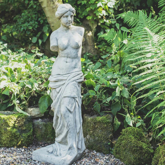 Medium Venus Style Classic Stone Cast Garden Ornament Statuary - citiplants.com