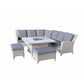 Meghan Corner Dining Sofa with Gas Fire Pit - citiplants.com