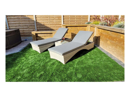 Meghan Sunlounger Set with Drinks Table - citiplants.com