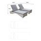 Meghan Sunlounger Set with Drinks Table - citiplants.com