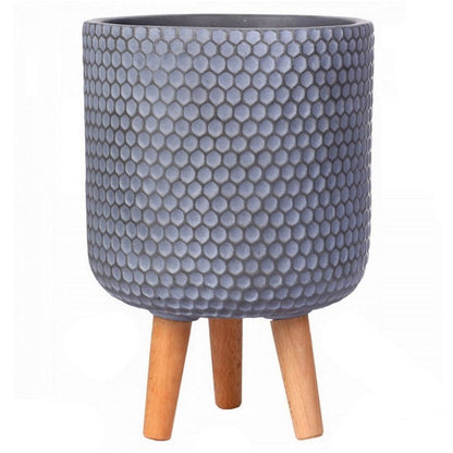 IDEALIST Lite Honeycomb Style Cylinder Planter on Legs