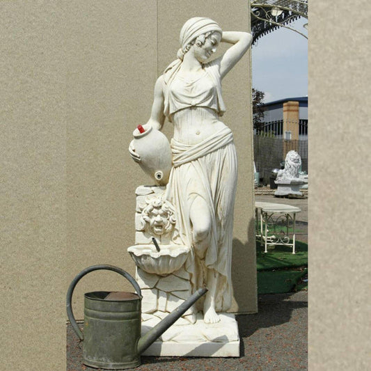 Pretty Gypsy Girl With Jug Water Fountain - citiplants.com