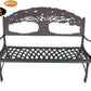 100% cast iron bench with tree - citiplants.com