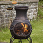 Billie Small Cast Iron Chimenea - citiplants.com