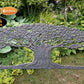 100% cast iron bench with tree - citiplants.com