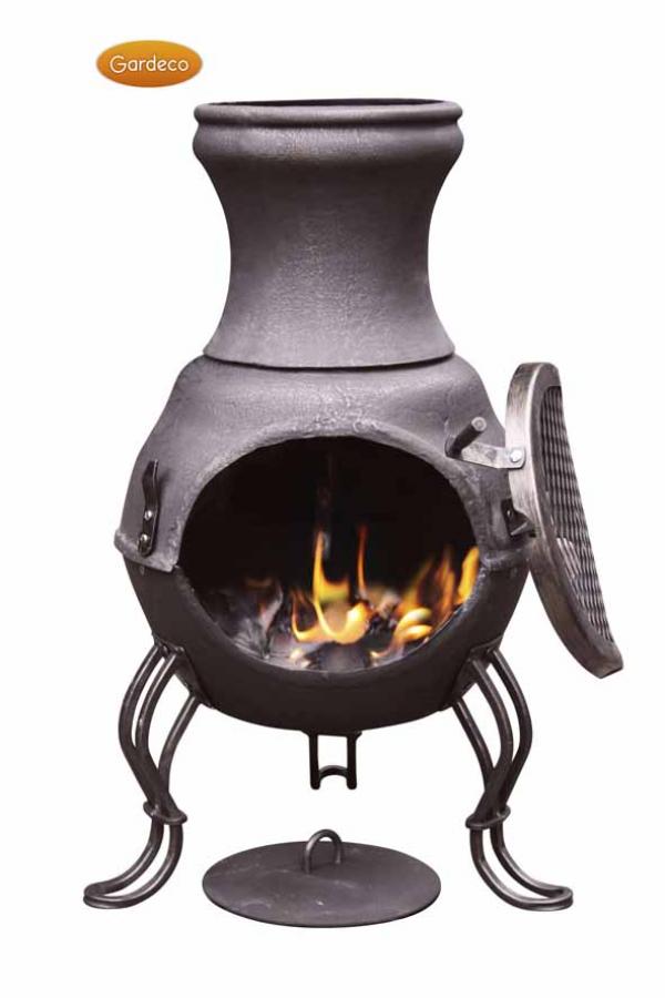 Billie Small Cast Iron Chimenea - citiplants.com