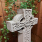 Stone Cast Detailed Giant Celtic Cross - citiplants.com