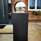 Tall Square Contemporary Black Light Concrete Planter by IDEALIST Lite H50 L21 W21 cm, 22L - citiplants.com