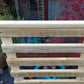 40Cm X 40Cm Wooden Decking Style Treated Planter With 100Cm Trellis - citiplants.com
