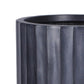 Modern Ribbed Cylinder Round Outdoor Planter by Idealist Lite - citiplants.com